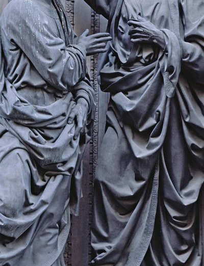 The Doubting Thomas (detail) by Andrea del Verrocchio